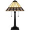 Quoizel Tiffany Table Lamp Tiffany 2 Lights Matte Black TF16139MBK - alternate 4